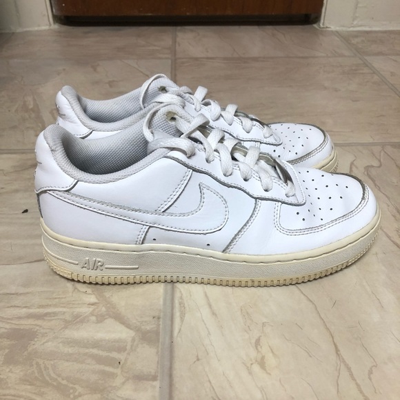 Nike Shoes - Nike Air Force 1 Low GS Triple White Sneakers 314192-117 US Size 4.5Y Women’s 6